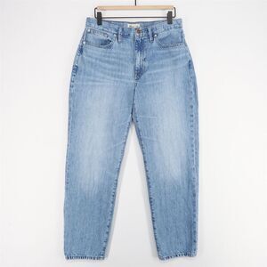 Madewell The Slouchy Boy Jeans Womens 28 Light Blue 100% Cotton